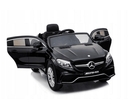 Акумулаторна кола Mercedes GLE63 Coupe, С меки гуми и кожена седалка, Размери 125х72х56 см., WіFі диcтaнциoннo, Черна