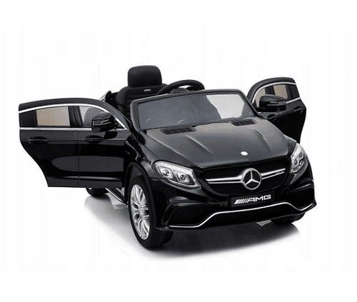 Акумулаторна кола Mercedes GLE63 Coupe, С меки гуми и кожена седалка, Размери 125х72х56 см., WіFі диcтaнциoннo, Черна