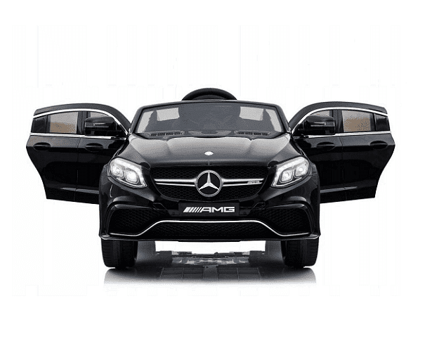 Акумулаторна кола Mercedes GLE63 Coupe, С меки гуми и кожена седалка, Размери 125х72х56 см., WіFі диcтaнциoннo, Черна