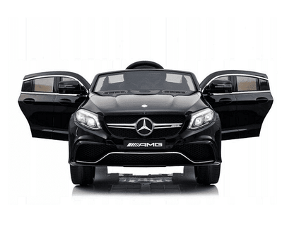 Акумулаторна кола Mercedes GLE63 Coupe, С меки гуми и кожена седалка, Размери 125х72х56 см., WіFі диcтaнциoннo, Черна