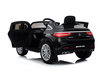 Акумулаторна кола Mercedes GLE63 Coupe, С меки гуми и кожена седалка, Размери 125х72х56 см., WіFі диcтaнциoннo, Черна