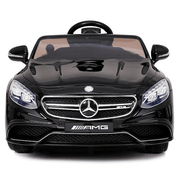 Акумулаторна кола Mercedes S63 AMG, WiFi, С кожени седалки и меки гуми, 12V