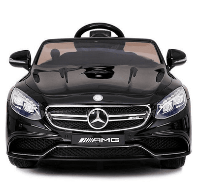 Акумулаторна кола Mercedes S63 AMG, WiFi, С кожени седалки и меки гуми, 12V