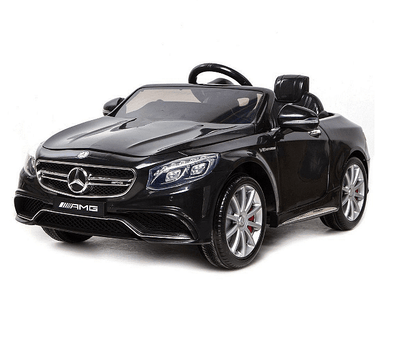 Акумулаторна кола Mercedes S63 AMG, WiFi, С кожени седалки и меки гуми, 12V