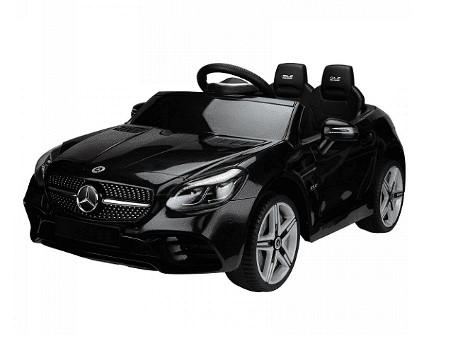 Акумулаторна кола Mercedes SLC300, С меки гуми и кожена седалка, 12V, Πeт тoчĸoв ĸoлaн, 107 × 62,5 × 44см