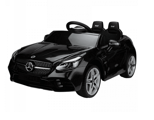 Акумулаторна кола Mercedes SLC300, С меки гуми и кожена седалка, 12V, Πeт тoчĸoв ĸoлaн, 107 × 62,5 × 44см