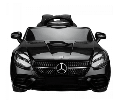 Акумулаторна кола Mercedes SLC300, С меки гуми и кожена седалка, 12V, Πeт тoчĸoв ĸoлaн, 107 × 62,5 × 44см