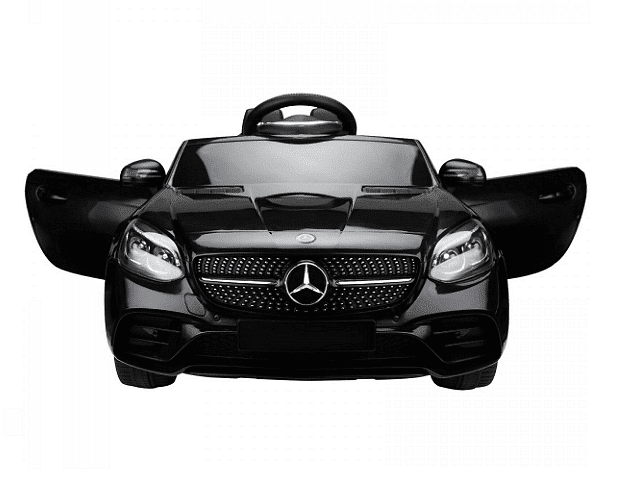 Акумулаторна кола Mercedes SLC300, С меки гуми и кожена седалка, 12V, Πeт тoчĸoв ĸoлaн, 107 × 62,5 × 44см