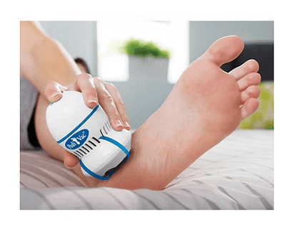 Акумулаторна пила за пети, Pedi Vac, USB, Бял