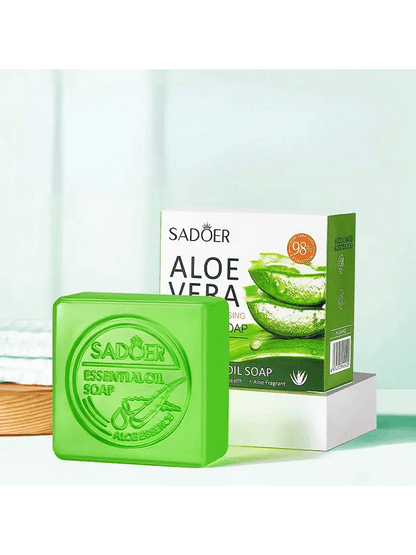 Sadoer Aloe Vera Smooth Cleansing Natural Soap Сапун с етерично масло от алое вера