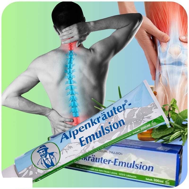 Алпийски мехлем Alpenkräuter Emulsion Lacure 200мл за болки и възпаления