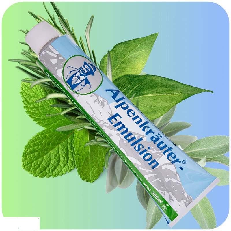 Алпийски мехлем Alpenkräuter Emulsion Lacure 200мл за болки и възпаления