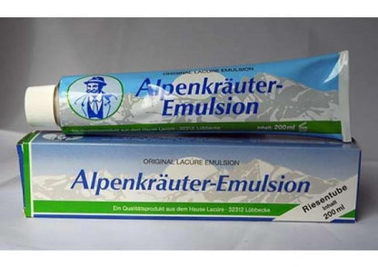 Алпийски мехлем Alpenkräuter Emulsion Lacure 200мл за болки и възпаления