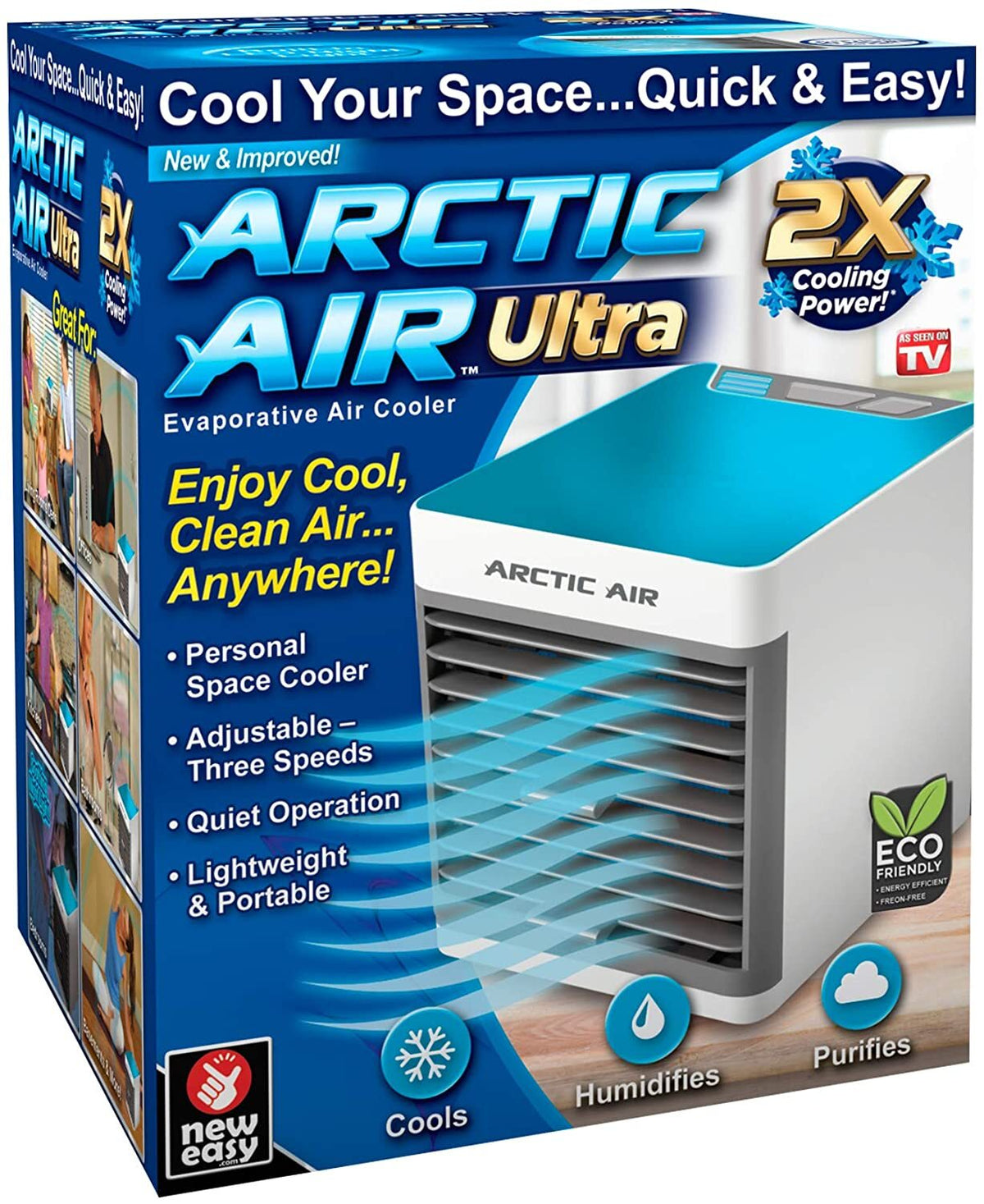 Arctic Air Ultra охладител за стая с вентилатор