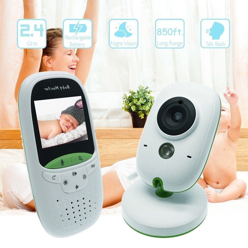 БЕБЕФОН VB602 с цветен екран 2", двупосочно аудио, термометър
