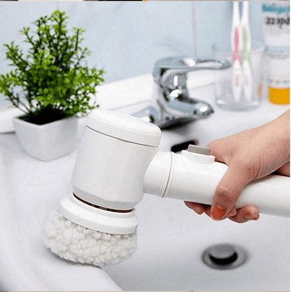 Безжична акумулаторна четка, Magic brush, 3 степени на скорост, 3 различни накрайника