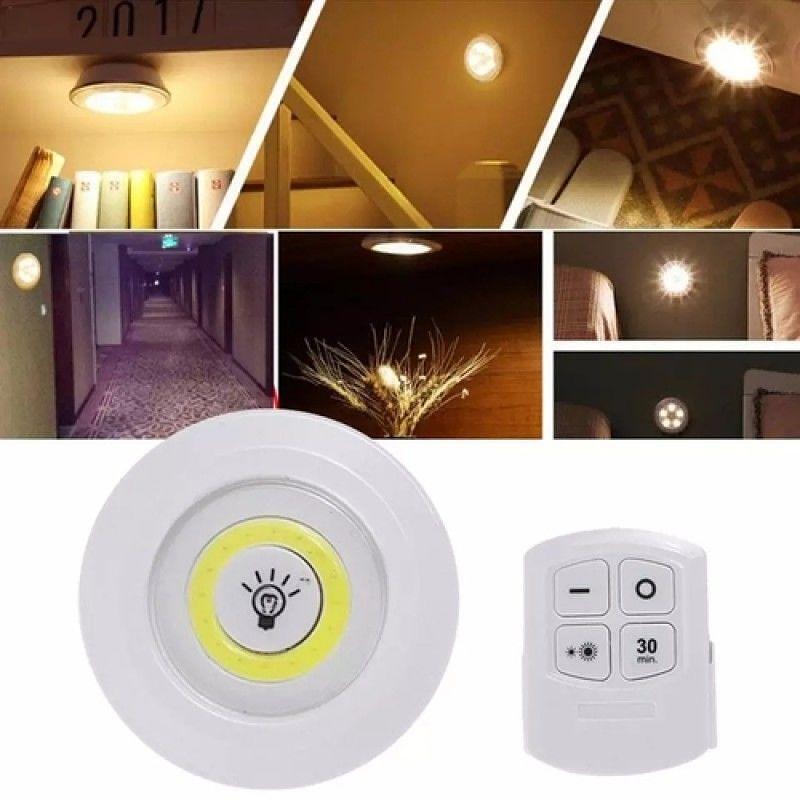 Безжични LED луни с дистанционно 3/6 бр. комплект