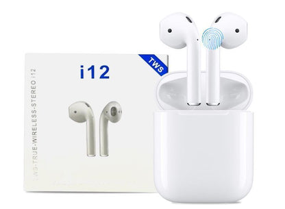 AirPods Bluetooth Слушалки i12 TWS 3D