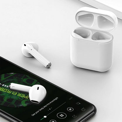 AirPods Bluetooth Слушалки i12 TWS 3D