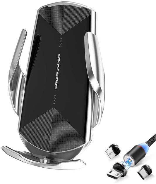 Безжично зарядно за кола QI Wireless Q2 Fast Charge 15W