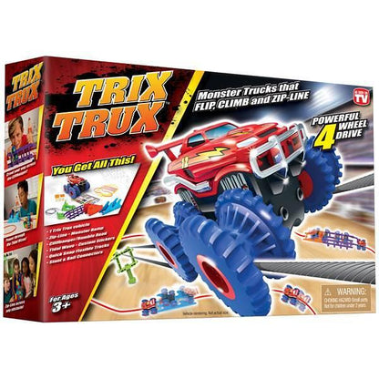 Чудовищен Комплект за Трикове Trix Trux- коли, писта и рампи