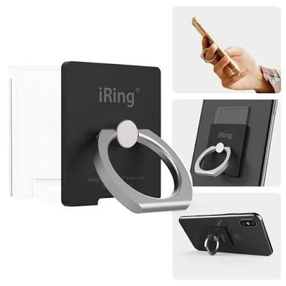 Държач за телефон за ръка iRing, Черен