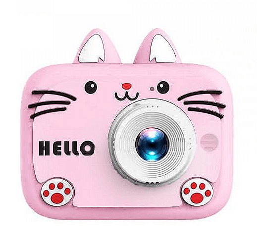 Детски цифров фотоапарат, Hello Kitty, Висококачествени снимки, Удобна дръжка