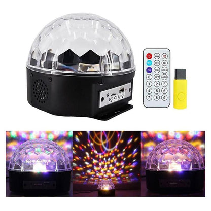Музикална Диско Топка Прожектор с Bluetooth Magic Ball