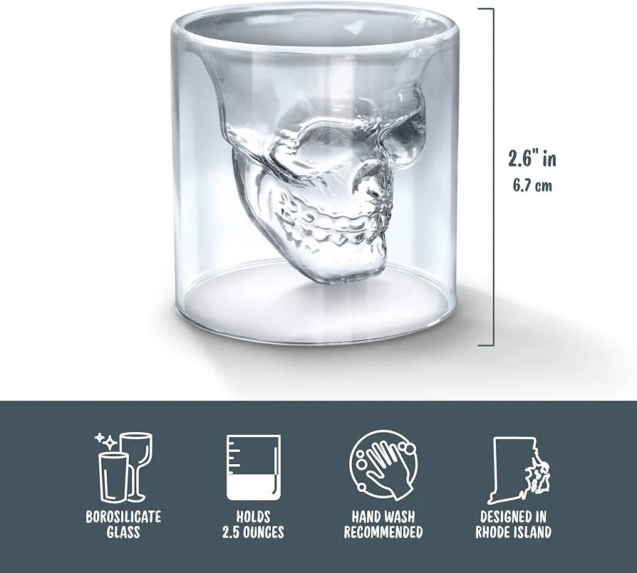 DOOMED The crystal skull shot чаша от 75 мл (череп)
