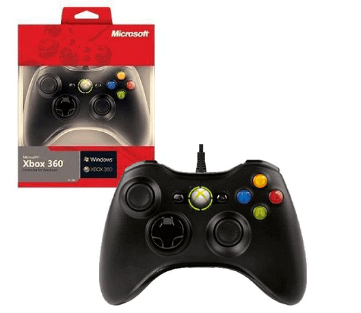 Джойстик Microsoft XBOX 360 Windows, USB, Черен