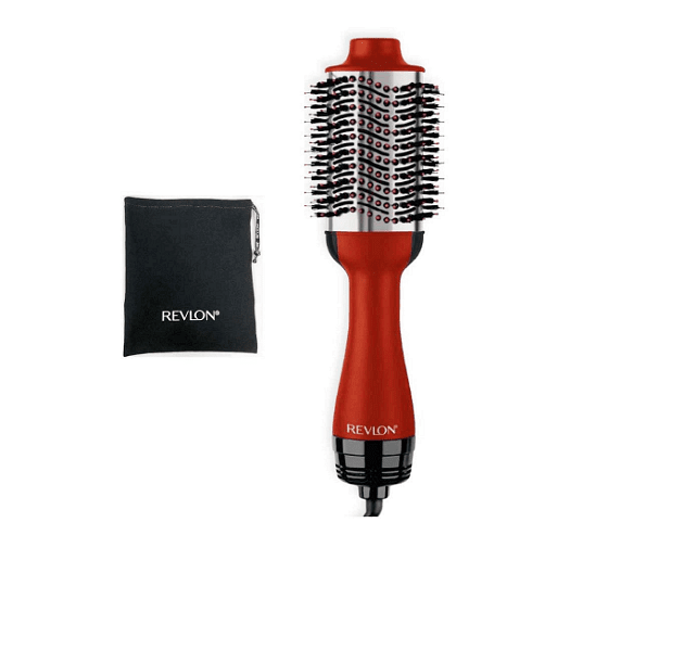Електрическа четка Revlon Special Edition One-Step Volumiser Titanium, RVDR5279UKE, 3 температурни настройки, Технология за йонизация, Чанта за пътуване