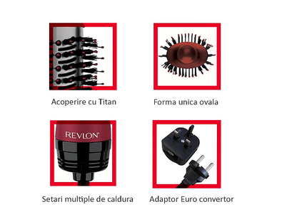 Електрическа четка Revlon Special Edition One-Step Volumiser Titanium, RVDR5279UKE, 3 температурни настройки, Технология за йонизация, Чанта за пътуване