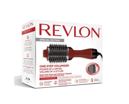 Електрическа четка Revlon Special Edition One-Step Volumiser Titanium, RVDR5279UKE, 3 температурни настройки, Технология за йонизация, Чанта за пътуване