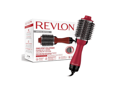 Електрическа четка Revlon Special Edition One-Step Volumiser Titanium, RVDR5279UKE, 3 температурни настройки, Технология за йонизация, Чанта за пътуване