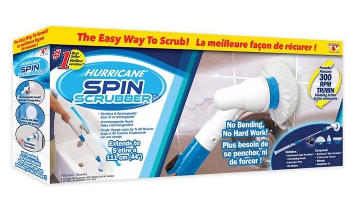 Електрическа презареждаща се четка за почистване на баня Spin Scrubber
