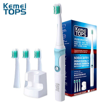 Електрическа четка за зъби Kemei + 4 четки