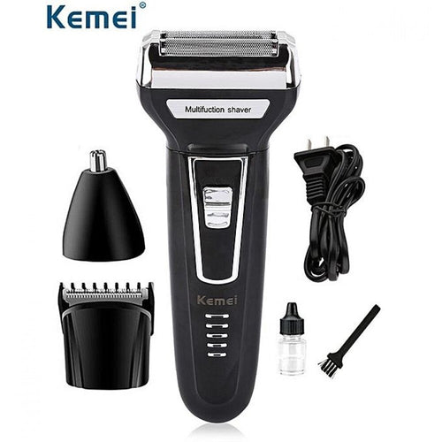 ЕЛЕКТРИЧЕСКА САМОБРЪСНАЧКА И ТРИМЕР KEMEI KM-6776