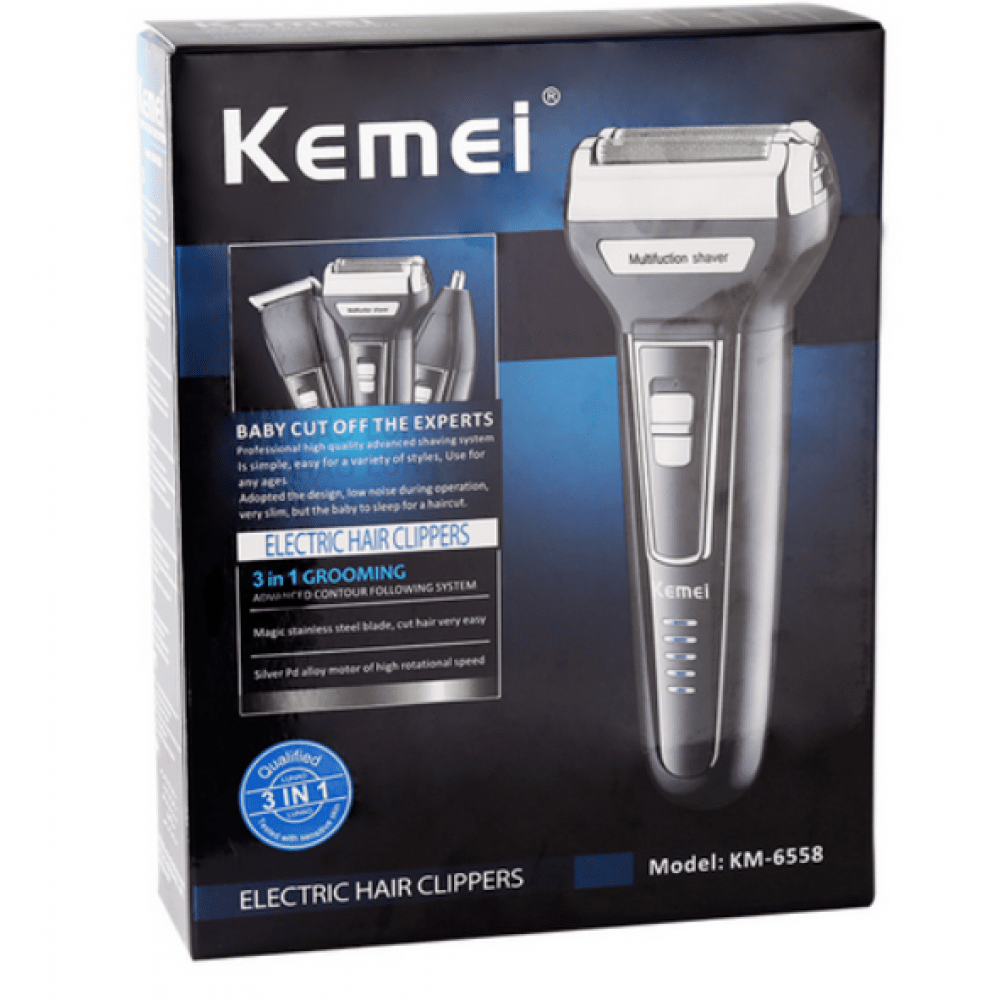 ЕЛЕКТРИЧЕСКА САМОБРЪСНАЧКА И ТРИМЕР KEMEI KM-6776
