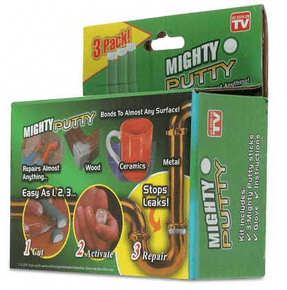 Епоксидна гумирана смола, Mighty putty, Универсална употреба