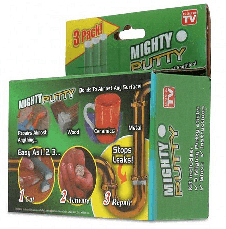 Епоксидна гумирана смола, Mighty putty, Универсална употреба