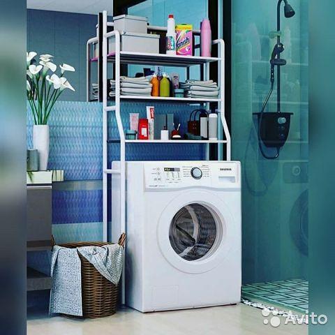 ЕТАЖЕРКА ЗА ТОАЛЕТНА и БАНЯ TOILET RACK 3 реда 65см ширина /бял/