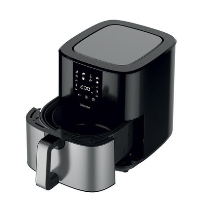 Фритюрник Air Fryer, GoldMaster, 7 литра, Иновативна технология, До 200 ˚C, Подвижна кошница, Цифров сензорен дисплей, Черен