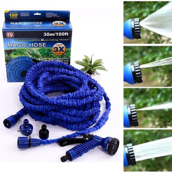 Градински Разтегателен Маркуч 30/45м/60м Magic Hose + Пистолет