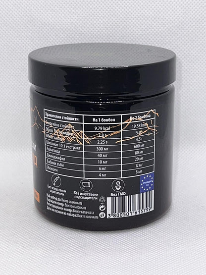 Хималайски Шиладжит с Ашваганда, дъвчащи МЕЧЕТА 3000mg 60бр. Shilajit Gold