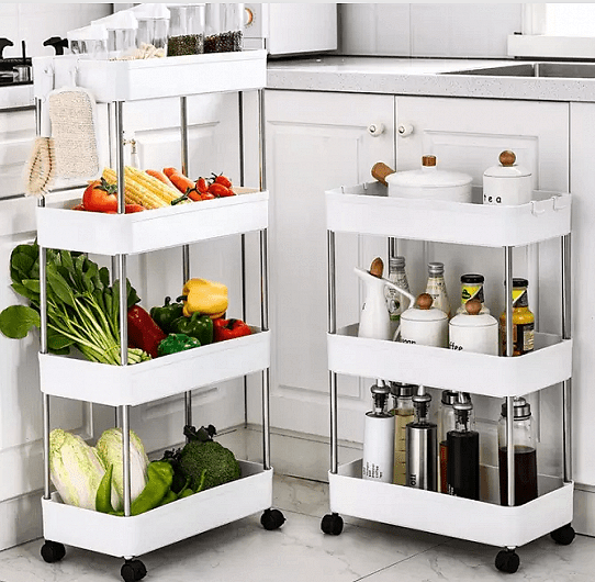 Иновативна етажерка на колела на 3-4 нива