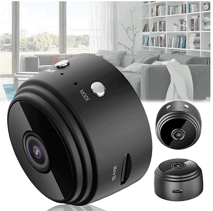 Камера Wireless, WiFi, Security, Camera, IP, HD, 1080P, черна