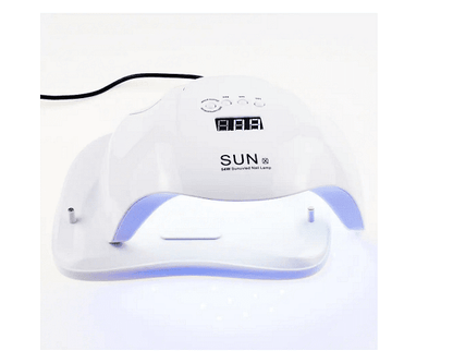 Комбинирана лампа за маникюр и педикюр SUN X, Бяла, UV LED, 54W