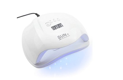 Комбинирана лампа за маникюр и педикюр SUN X, Бяла, UV LED, 54W