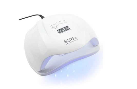 Комбинирана лампа за маникюр и педикюр SUN X, Бяла, UV LED, 54W