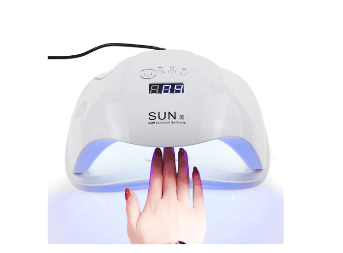 Комбинирана лампа за маникюр и педикюр SUN X, Бяла, UV LED, 54W